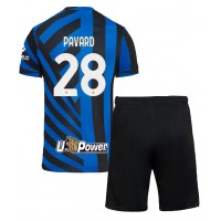 Dětský fotbalový dres Inter Milan Benjamin Pavard #28 2024-25 Domácí Krátký Rukáv (+ trenýrky)